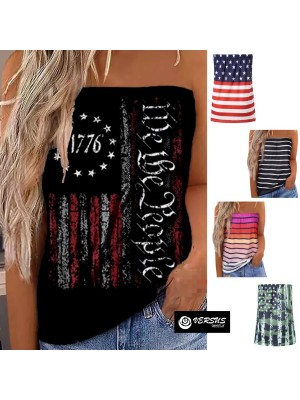 Top Spalle Scoperte Donna Stile Coachella Woman Bandeau Top 330066